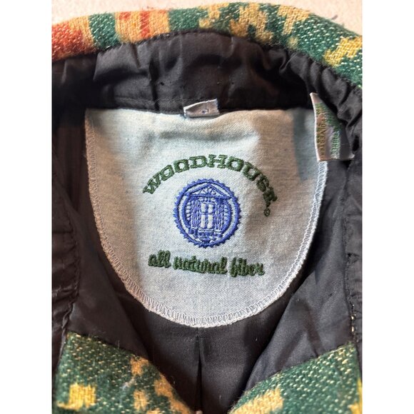 Woodhouse Mens Wool Aztec Pattern Jacket size pit to pit 21 - Picture 6 of 13